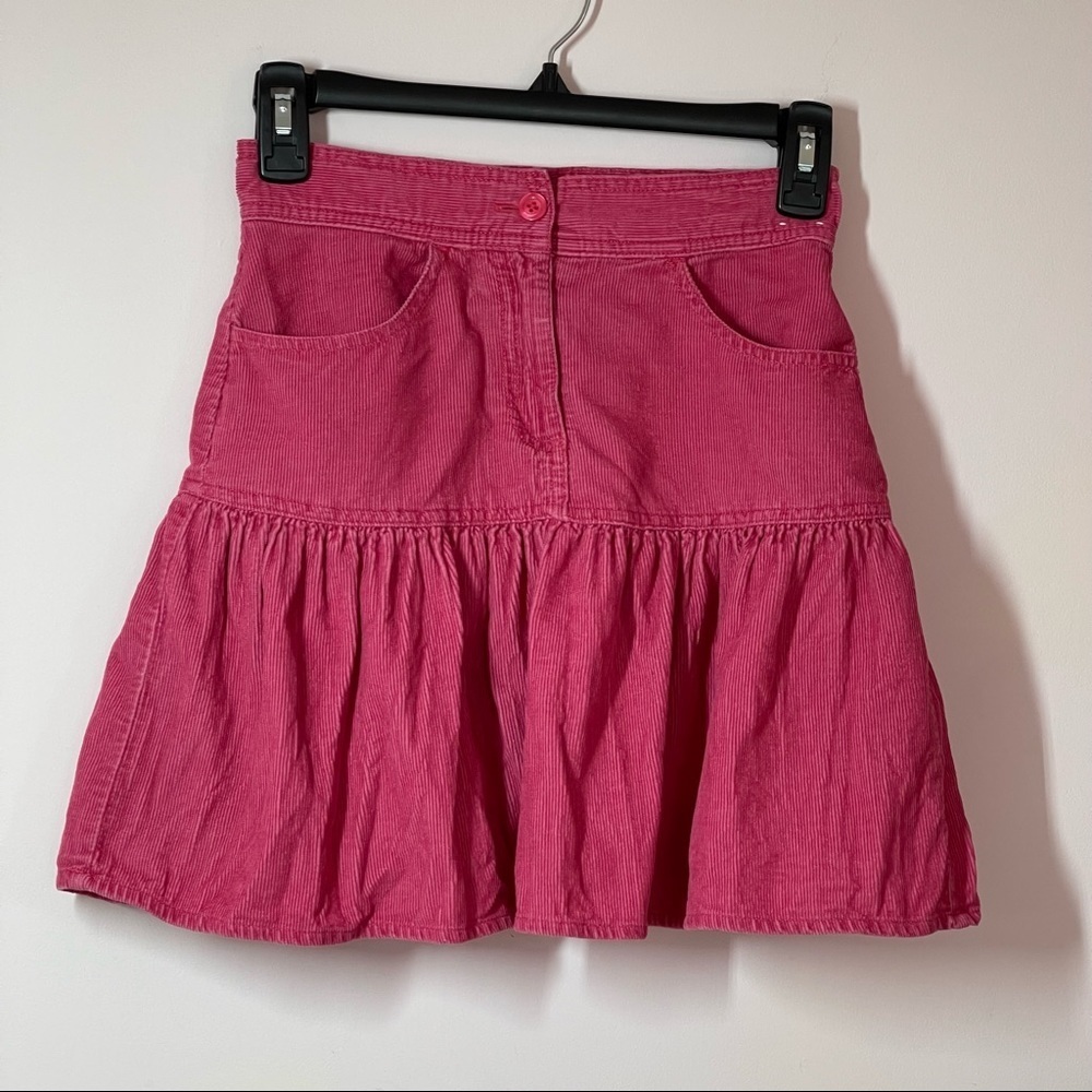 Gymboree Kids Pink  Corduroy Skirt size 12